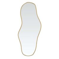 espejo de pared dorado 80x35 cm vidaxl