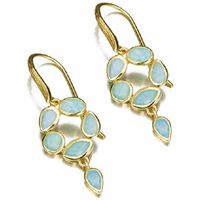 jorge revilla pendientes pendientes de gancho flor morning para mujer