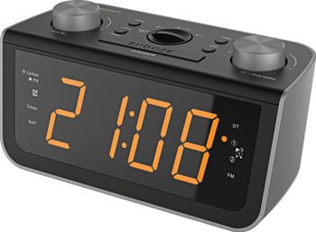 Soundmaster FUR5005 - Radio Despertador, Color Negro