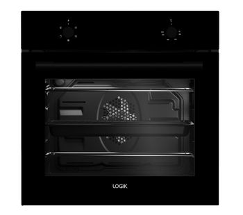 LOGIK LBFANB16 Electric Oven - Black, Black