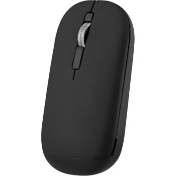 Ratón T'nB MWCOLORBK3 Bluetooth USB 2 Botones Negro Ultrafino Ambidiestro