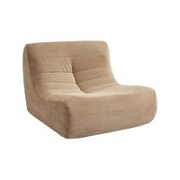 modulo para sofa modular de pana  beige oscuro