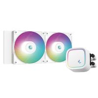 deepcool le520 wh kit de refrigeracion liquida argb 240mm blanca
