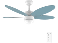 ventilador de techo - cecotec energysilence aero 4260 sky expert 40 w motor dc 42r luz led 6 velocidades mando a distancia