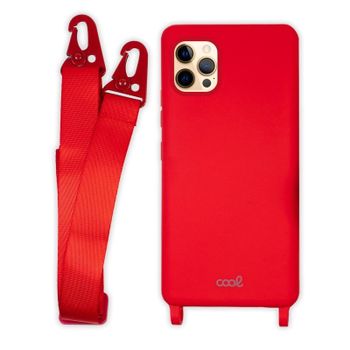 Cool Funda Colgante Rojo para iPhone 12 Pro Max