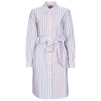 Tommy Hilfiger Vestido ORG CO GBL STP KNEE SHIRT DRESS para mujer