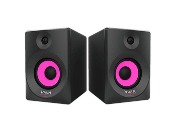 Altavoz estéreo - Vieta Pro Eclipse, 50W, Bluetooth, Amplificador clase D, Rango de Frecuencia 40 20000 Hz, Conectividad AC, Negro