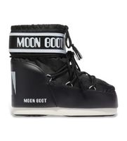 moon boot para mujer 80d1409340 botas icon low nylon negro 3335 plano ninguno casual nieve