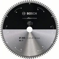 bosch professional disco de sierra circular standard for aluminium aluminio 305 x 30 x 24 mm 96 dientes accesorio de sierra circular sin cables