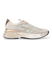 premiata para mujer moerund zapatillas moerund beige 41 plano cordones casual