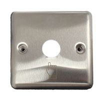 caja superficie para pulsador piezoelectrico de 22 mm acero inoxidable