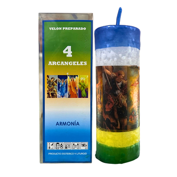 NA VELÓN DE LOS 4 ARCÁNGELES: Rafael Salud Uriel Abundancia Chamuel Amor Miguel Protección - Ritual Completo