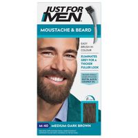 just for men moustache  beard medium - dark brown hair dye m-40