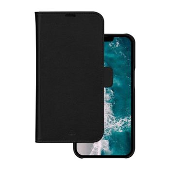 Funda para móvil dbramante1928 Stockholm Folio plástico reciclado negro magnética para iPhone 14 Plus
