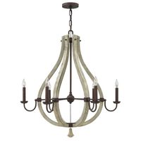 lampara de arana middlefield 6 luces