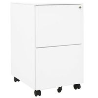 armario de almacenamiento  armario archivador acero blanco 39x45x67 cm cfw739271