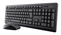 pack teclado y mouse wireless trust primo receptor usb