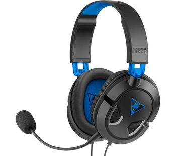 TURTLE BEACH Ear Force Recon 50P Gaming Headset - Black & Blue, Black