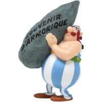 figura obelix con menhir asterix y obelix 10 cms