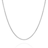 jorge revilla collar cadena de plata de ley 45 cm para mujer