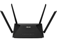 router - asus rt-ax53u ax1800 doble banda seguridad sin suscripcion vpn aimesh mimo wifi 6 negro