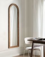 espejo de pared de madera marron 170x55