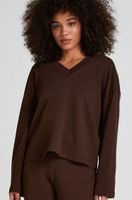 hunkemoller lounge top audrey marron