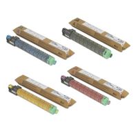 original multipack ricoh aficio mpc3300 printer toner cartridges 4 pack -841124