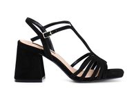 sandalias t multitiras de ante black 36