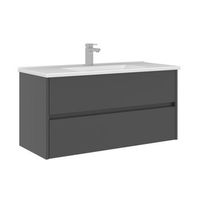 mueble para lavabo  - 100 x 45 x 52 cm - antracita