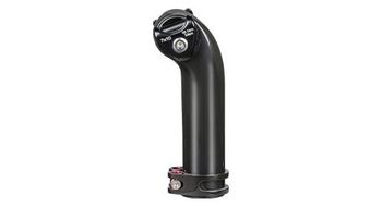 Tija de sillin trek redonda con rail de carbono 10mm negra