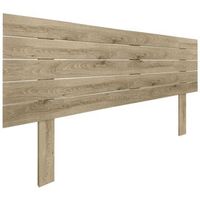 cabecero de madera reciclada dm estilo palet horizontal con patas 150x115cm camas 150 - cambrian madera