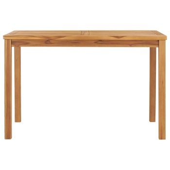 Mesa De Comedor，mesa Cocina Para Jardín Madera Maciza De Teca 120x70x77 Cm