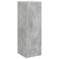 mueble de bano montado en la pared gris hormigon vidaxl