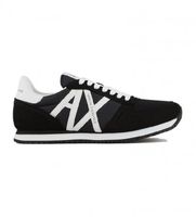 ax armani exchange para hombre xux017xcc68k489 zapatilla retro running logo negro 46 plano 1 a 3cm cordones casual