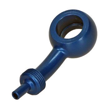Tornillo banjo racor 10mm Allegri 25° alu azul