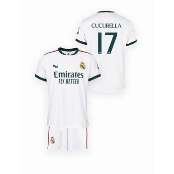 Conjunto Cucurella Real Madrid Niño 2026/27 Primera Equipación Réplica Oficial