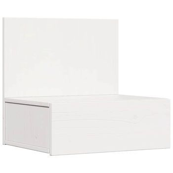 Mesita De Noche 42x32,5x40 Cm Madera - Blanco