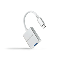 nanocable - conversor usb-c a vga usb-cm-vgah aluminio 10cm