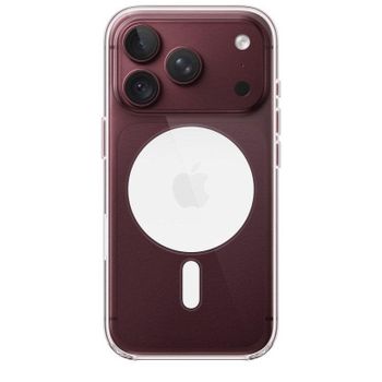 Funda transparente de policarbonato para móvil Apple con MagSafe para iPhone 18 Pro cristal zafiro