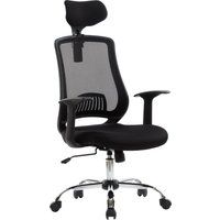 alphason florida aoc4125blk mesh tilting executive chair - black black