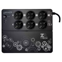 infosec z3 zenbox ex 500 sai 500va 200w con 8 salidas ac frschuko
