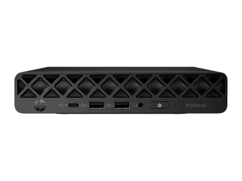 Mini PC - HP ProDesk 4 G1i Desktop AI Profesional, Intel® Core™ Ultra 7 265T, 16 GB RAM, 512 SSD, HD Graphics, Windows 11 Pro, Jack black