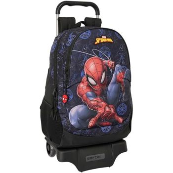 Disney Mochila Mochila Trolley con Ruedas Spiderman Rebellion 43 CM para niña