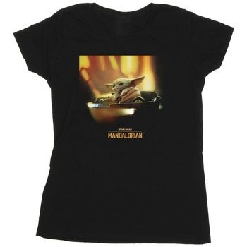 Disney Camiseta manga larga The Mandalorian para mujer