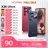 hotwav x26 ultra telefono inteligente android 16 ultradelgado con pantalla grande de 675 pulgadas y 120 hz diseno cyber island camara de 13 mp 6 gb de ram 128 gb de rom bateria de 5160 mah