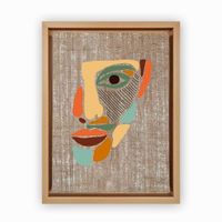pintura decorativa lienzo lnj219278569213-4666 multicolor 46x66 cm