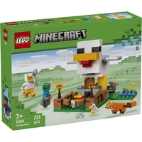lego - juego de construccion la granja de gallinas lego minecraft 21585