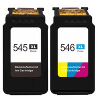 pg-545xl cl-546xl cartuchos para canon pixma ts3150 ts3151 ts3351 ts3350 mg2550 mg2550s mg2950 mg3050 negrocolor2-pack