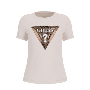 Guess.. Camiseta Leo Triangle Blanca W5BI28 J1314-G012